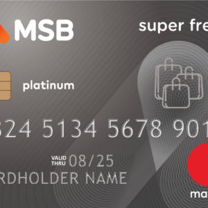 Thẻ Siêu Miễn Phí MSB Mastercard