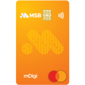 Thẻ MSB Mastercard mDigi