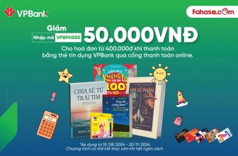 Ưu đãi chi tiêu giảm 500K dành cho chủ thẻ tín dụng VPBank tại FAHASA