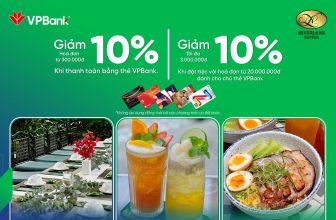 Cùng chủ thẻ VPBank thưởng thức những bữa ăn “Ngọt ngào” tại Neverland Coffee
