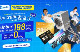 Tặng thẻ quà tặng trị giá đến 20 triệu đồng tại hệ thống Siêu thị Điện Máy – Nội thất Chợ Lớn dành cho khách hàng Mcredit