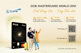 Hoàn tiền 10% vé máy bay tại Vietnam Airlines cùng thẻ tín dụng OCB Mastercard World 2in1.
