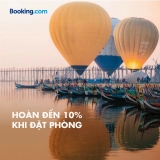 Hoàn đến 10% cho thẻ SCB Visa khi đặt phòng tại Booking.com/VisaVN
