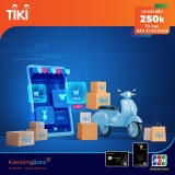 Ưu đãi giảm 250K dành cho chủ thẻ KienlongBank JCB khi mua sắm tại TIKI