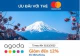 Agoda giảm 12% khi đặt phòng với thẻ World Mastercard